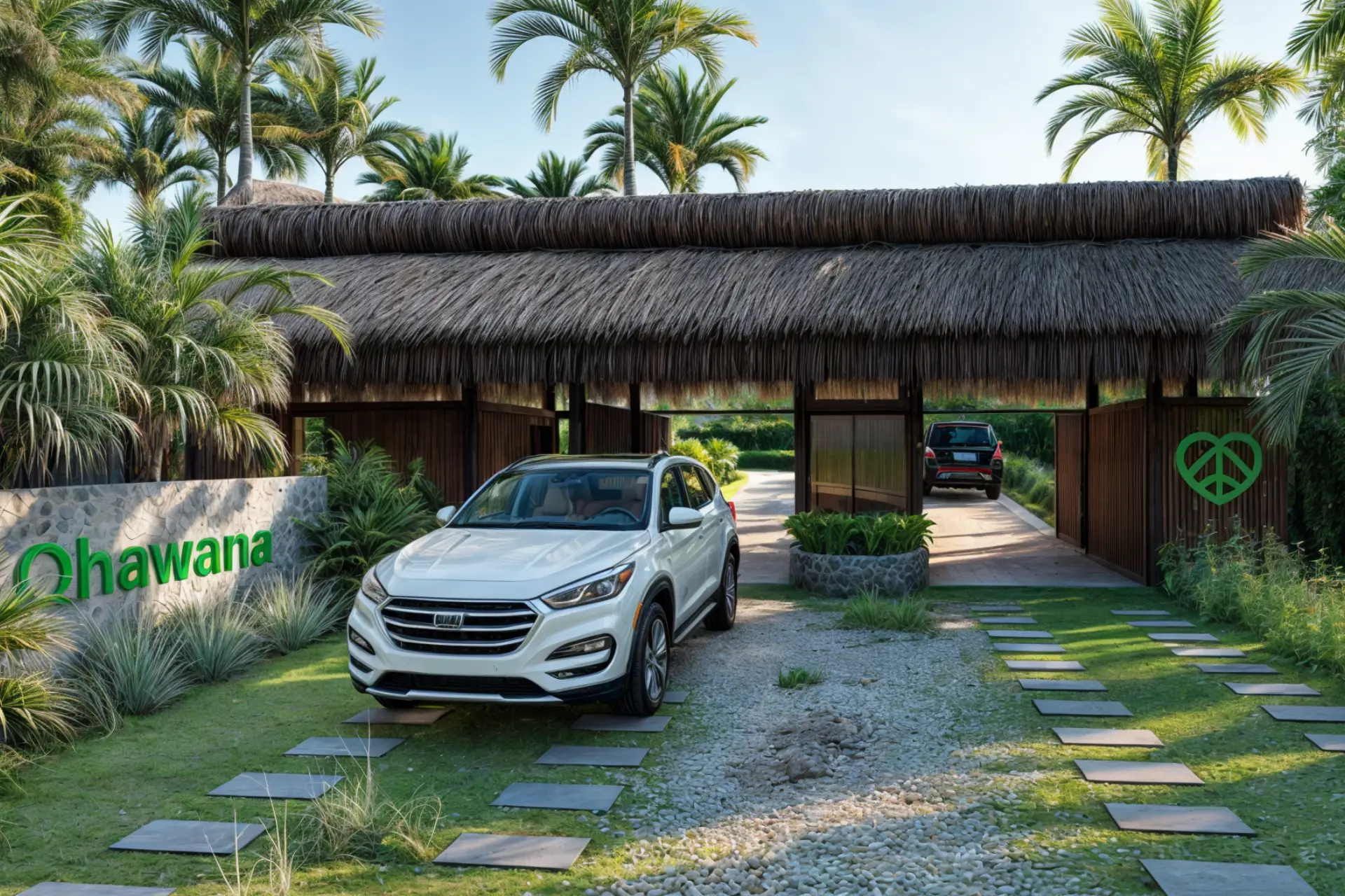 Render del condominio ecológico